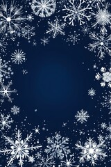 Holiday star shape snow flake pattern abstract background. Template for greeting card poster design