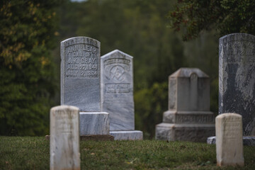 Fototapeta premium gravestone cemetery