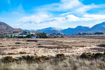 Church of the Sacred Heart, Dunlewey close to Mount Errigal in County Donegal - Ireland