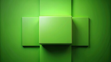 abstract green block background with modern design