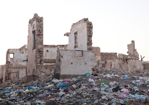 Ruins Of A Former Ottoman Empire House And Wasteland, Berbera, Somaliland