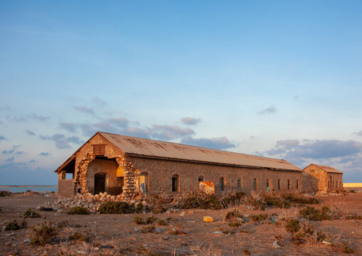 Ruins of the old town after the somalian civil war, Awdal region, Zeila, Somaliland
