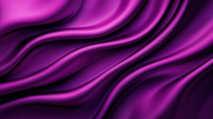 Obraz premium Elegant purple silk fabric with smooth, flowing waves and rich texture.