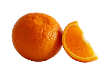 orange isolated on white background