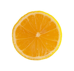 slice of lemon isolated