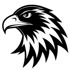 eagle head vector illustration