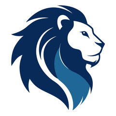 lions head silhouette