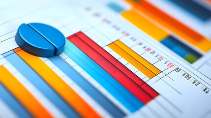 117. A close-up of marketing analytics displayed on a screen