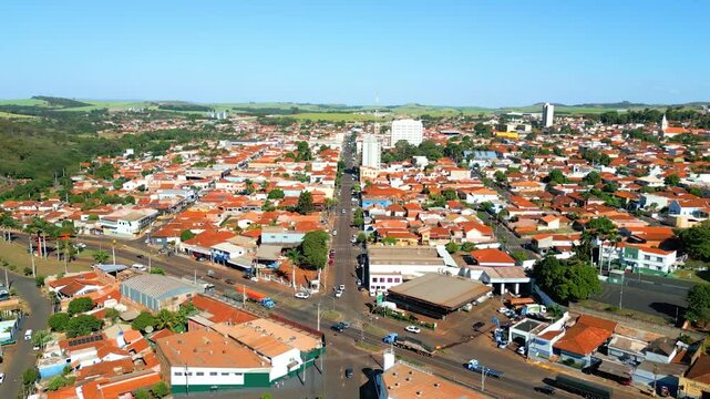 Pequena cidade no interior do Brazil
