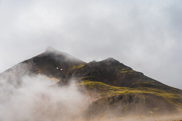 nature sceneries taken from Fauskasandur beach along the route 1 between hofn and Egilsstadir, Iceland