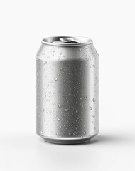 Can of Soda Mockup, high-end and customizable with realistic high-resolution rendering, ideal for branding, packaging design, and beverage presentations, AI Generative