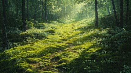 Path Through Lush Forest