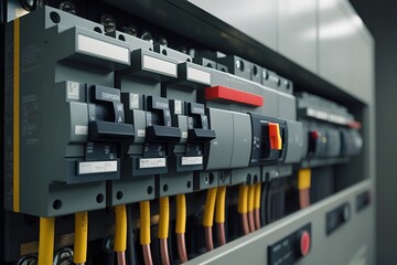 Electric Curcuit Breaker, Low voltage breaker of control panel in power plant