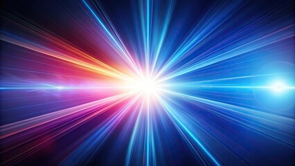 abstract background with freeform light beams