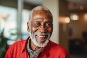 Obraz premium Portrait of a elderly man in a nursing home