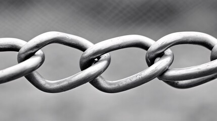 Fototapeta premium Chain link fence confinement