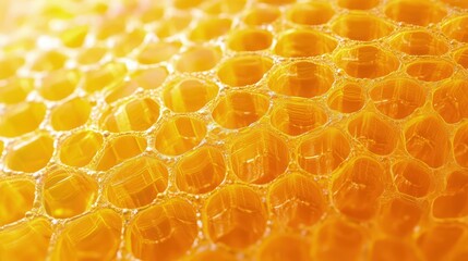 Background Formed From Moving Honeycombs. Abstract background, loop, created in 4K, 3d animation.