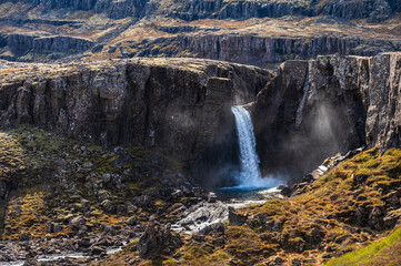 Oxi Pass or Route 939, iceland: nature sceneries along the Route 939 from Hofn to Egilsstadir