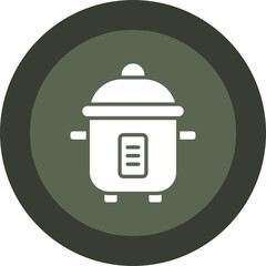 Rice Cooker Icon Design