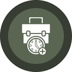 Overtime Icon Design