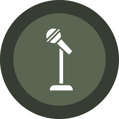 Mic Stand Icon Design