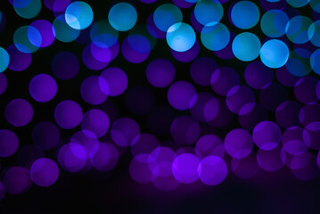 Electrical lighting outfocus, biur, bokeh, effect for use as background for photos, videos, titles,...