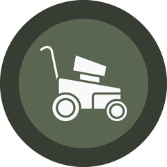 Lawn Mower Icon Design