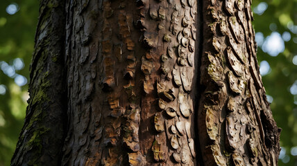 Fototapeta premium bark of a tree, ai generated