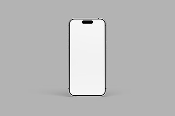 3d rendering mobile mockup. Realistic smartphone. New UI UX mockup for presentation template.