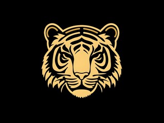 Obraz premium Wild Tiger Head Face Icon Logo Symbol