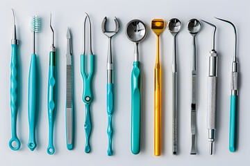A Comprehensive Set of Dental Tools for Oral Care