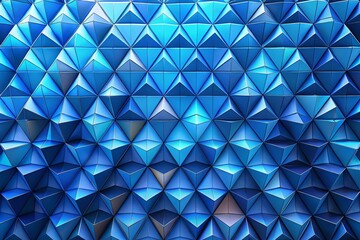 Abstract Modern 3D Blue Triangles Background for Dynamic Visuals and Creative Designs