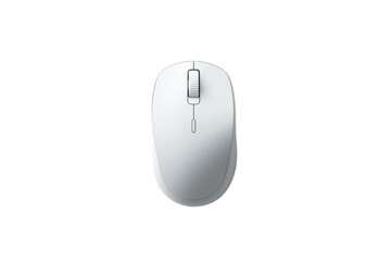 High-Quality Image of a Bluetooth Mouse Isolated on a transparent Background for Technology and Design Use