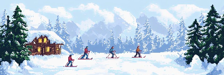 Winter Wonderland: Cross Country Skiing Through Snowy Mountains