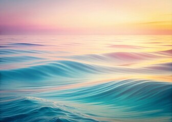 Abstract Pastel Waves Background with Soft Gradients for Modern Minimalist Aesthetic