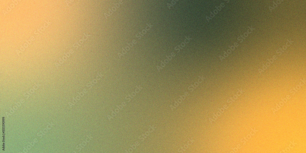 Poster abstract yellow gradient background with dark glowing color grainy poster design. extured with rough