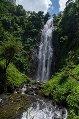 Waterfall in Moshi forest tanzania