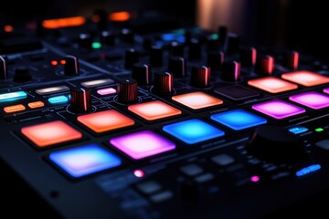 Beat Machine: Black Controller with Buttons for Electronic Music Production