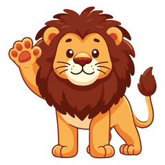 Obraz premium Create Lion AI Vectors Design 