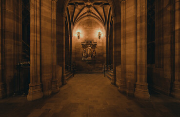 Fototapeta premium architecture art and interior design of British cathedrals