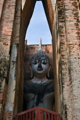 landmark in Thailand, Wat Si Chum, Sukhothai
