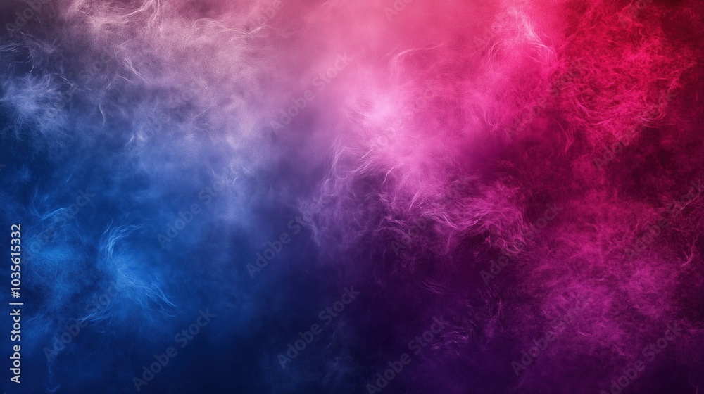 Poster abstract vibrant pink and purple colors with dark blue textured wall background. modern artistic des