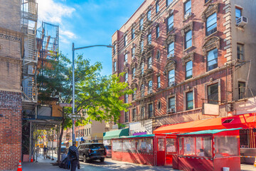 Greenwich village on a sunny morning