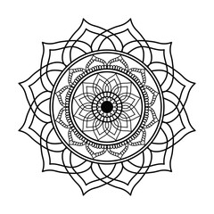 Fototapeta premium background with a mandala circle