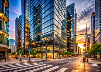 Obraz premium Architectural Crossroads: Decision and Direction in Urban Design