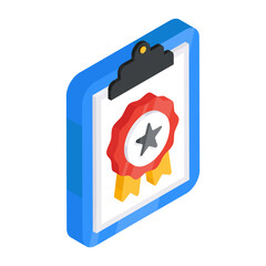 Trendy design icon of degree

