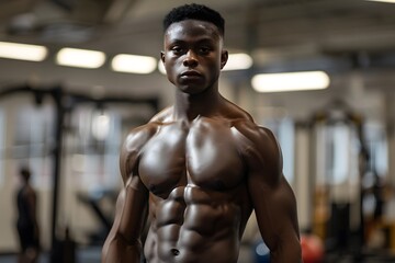 Strong and Focused: A Portrait of Dedication in Fitness