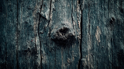 Aged oak wood texture with deep cracks, darkened edges