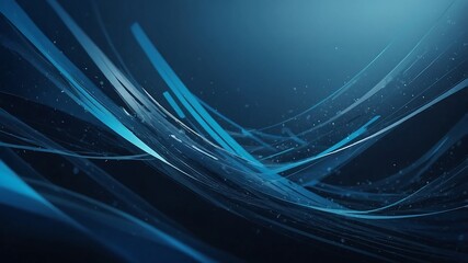 Bright Blue Light Burst Abstract Background with Rays and Glowing Energy