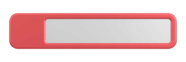 Obraz premium Profile tab. Social media profile. 3D illustration.